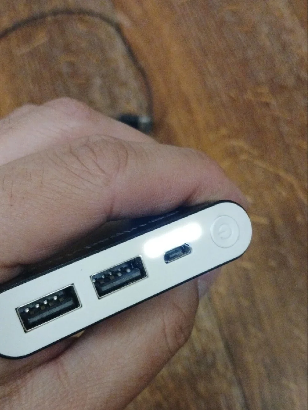 Tripadvisor Black Portable Charger Power Bank with USB Cable
